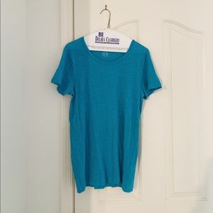 J.Crew Vintage Cotton Turquoise T Shirt